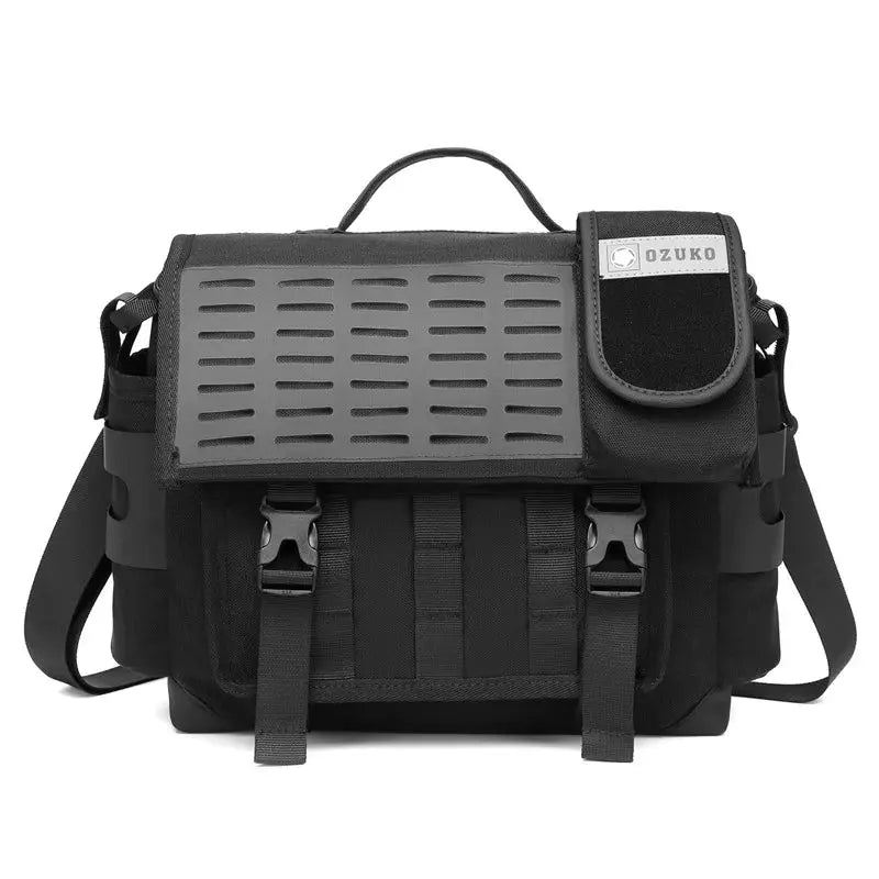 Sac bandoulière EDC urbain avec rabat MOLLE frontal 