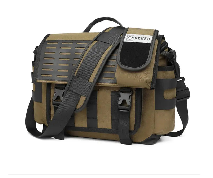 Sac bandoulière EDC urbain avec rabat MOLLE frontal 
