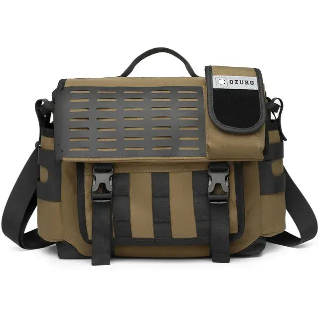 Sac bandoulière EDC urbain avec rabat MOLLE frontal 