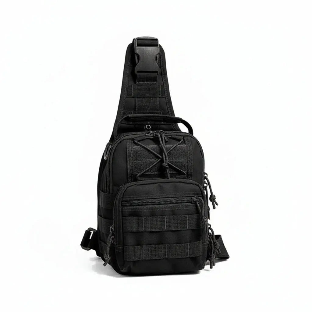 Sac bandoulière tactique EDC compact avec renfort dorsal 
