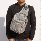 Sac bandoulière tactique EDC compact avec renfort dorsal 
