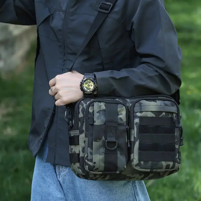 Sac bandoulière tactique compacte EDC terrain grand format 