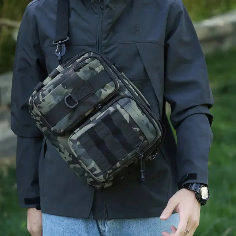 Sac bandoulière tactique compacte EDC terrain grand format 