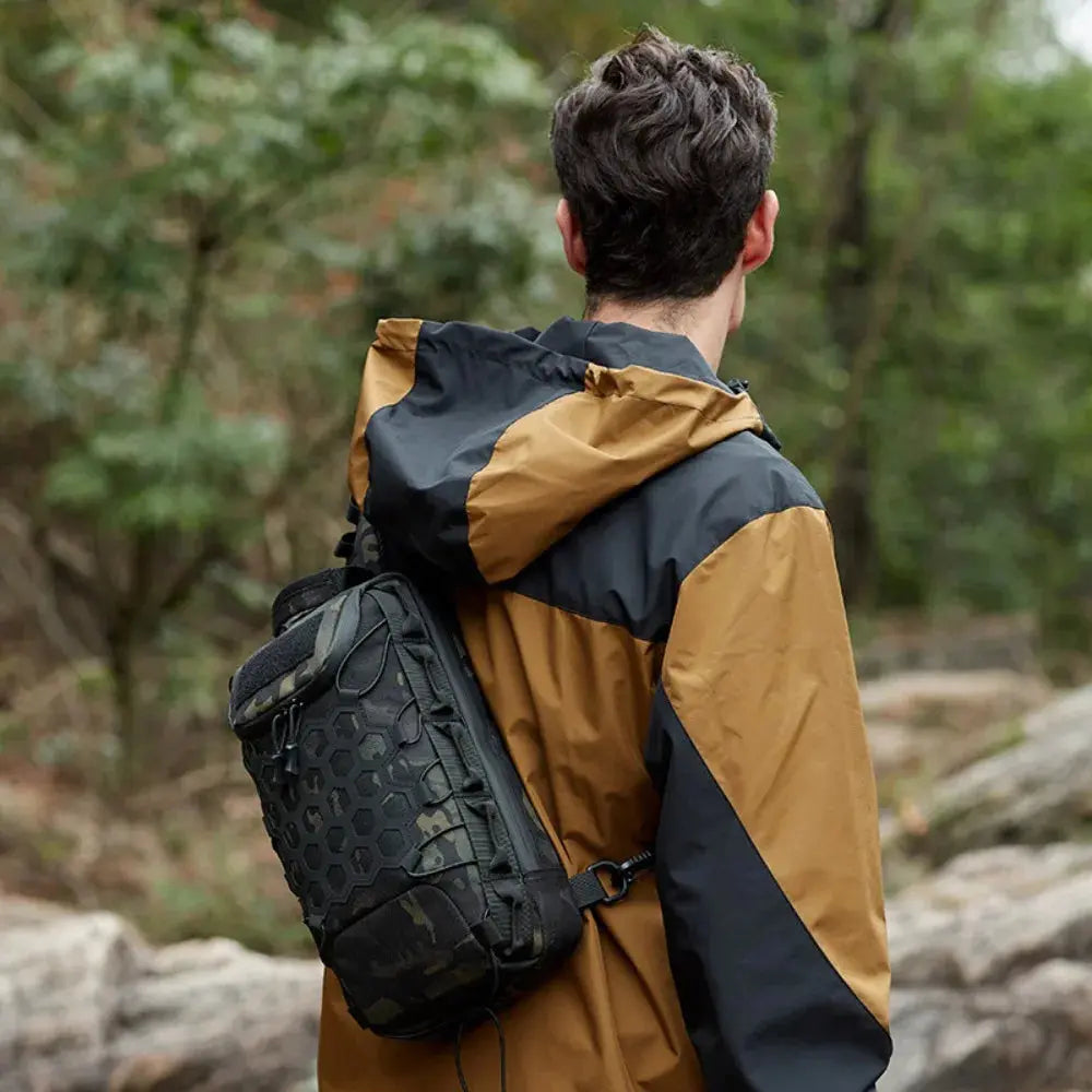 Sac bandoulière tactique multi compartiments style EDC urbain 