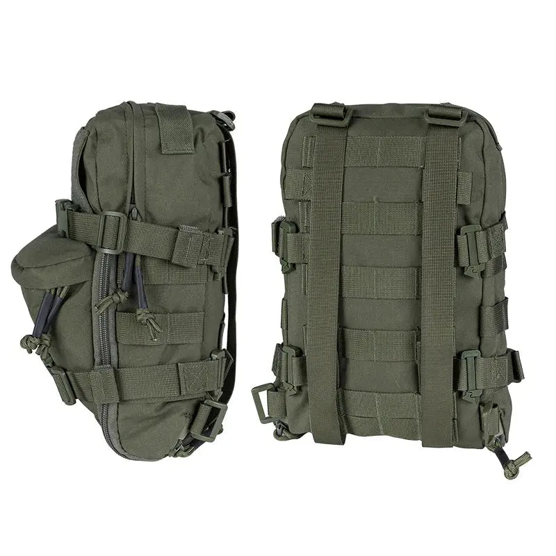 Sac d’hydratation tactique MOLLE compact avec compartiment dorsal Zone Tactique