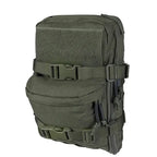Sac d’hydratation tactique MOLLE compact avec compartiment dorsal Zone Tactique