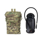 Sac d'hydratation tactique backpanel MOLLE avec vessie à eau 2L 