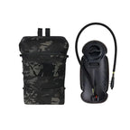 Sac d'hydratation tactique backpanel MOLLE avec vessie à eau 2L 