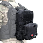 Sac d’hydratation tactique compact 2 en 1 fixation gilet porte-plaques 