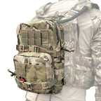 Sac d’hydratation tactique compact 2 en 1 fixation gilet porte-plaques 