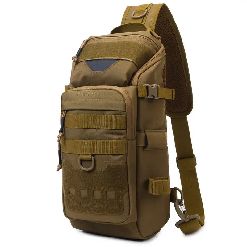 Sac de poitrine EDC outdoor avec panneau MOLLE et VELCRO 