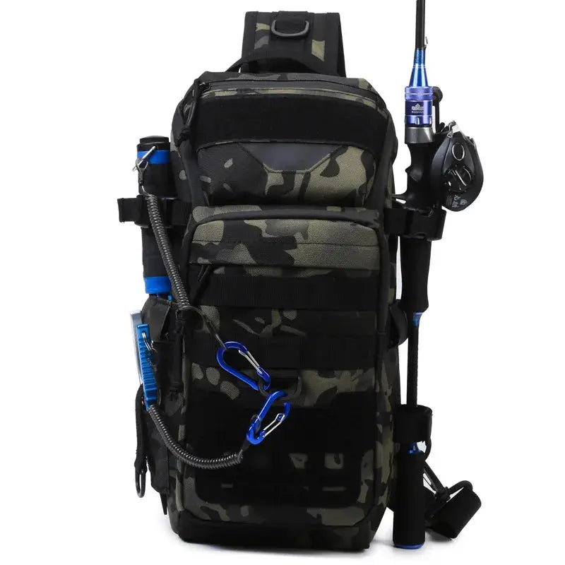 Sac de poitrine EDC outdoor avec panneau MOLLE et VELCRO 