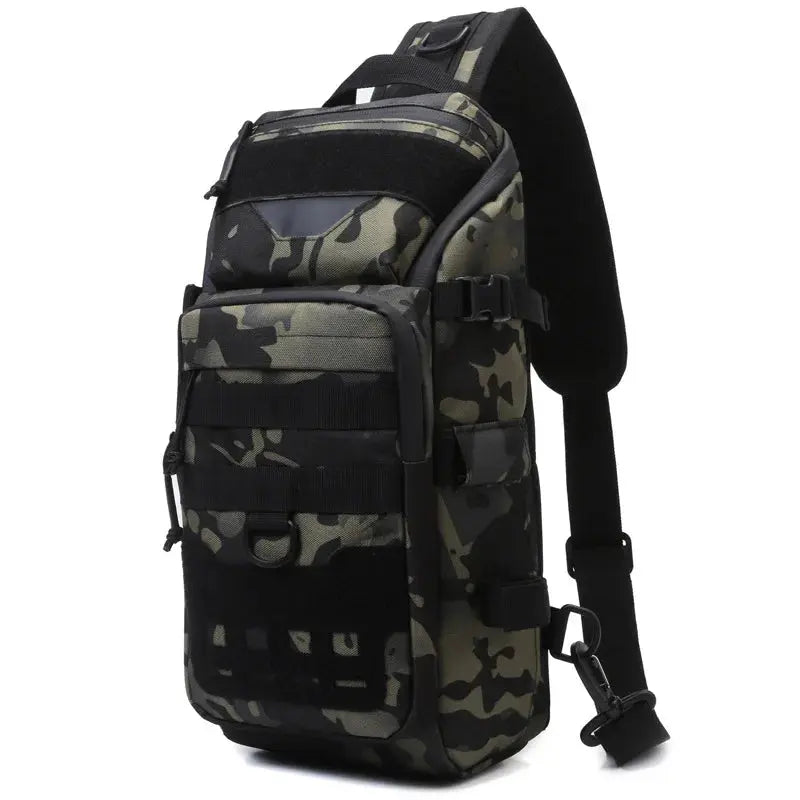 Sac de poitrine EDC outdoor avec panneau MOLLE et VELCRO 