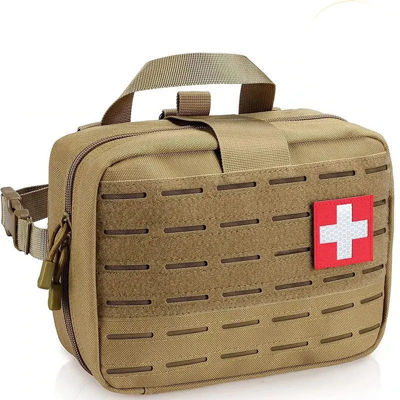 Sac de premiers secours tactique MOLLE multi-compartiments type IFAK 