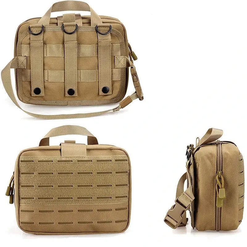 Sac de premiers secours tactique MOLLE multi-compartiments type IFAK 