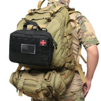 Sac de premiers secours tactique MOLLE multi-compartiments type IFAK 