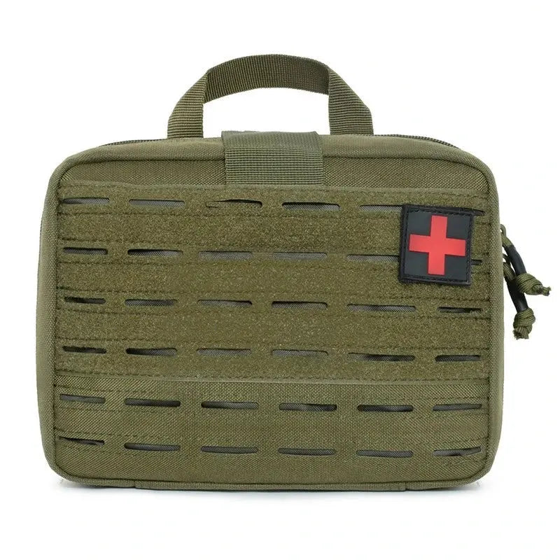 Sac de premiers secours tactique MOLLE multi-compartiments type IFAK 
