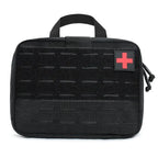 Sac de premiers secours tactique MOLLE multi-compartiments type IFAK 