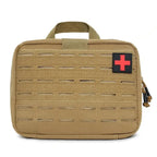 Sac de premiers secours tactique MOLLE multi-compartiments type IFAK 