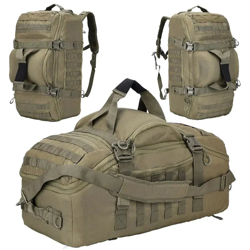 Sac de transport et voyage tactique 80L avec compartiments MOLLE Zone Tactique