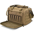 Sac de transport tactique à compartiments pour stand de tir et chasse 
