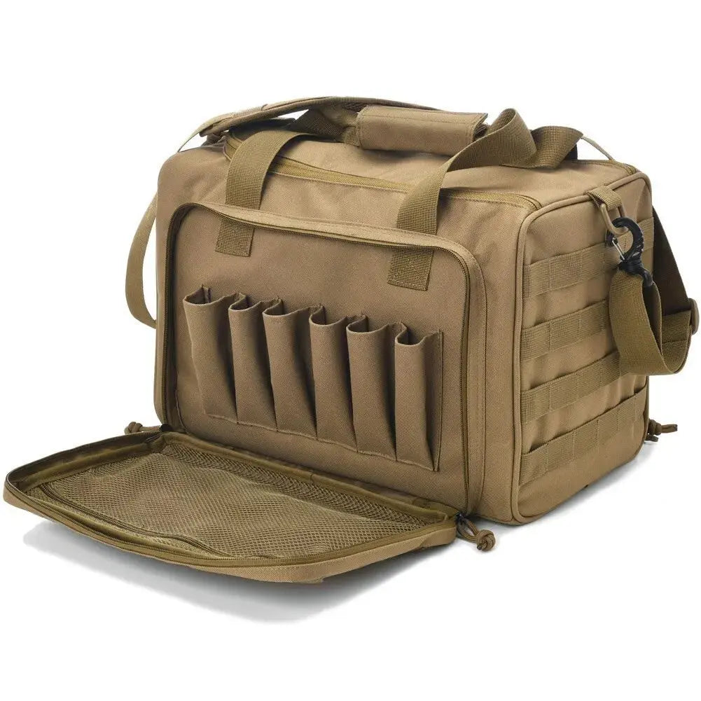 Sac de transport tactique à compartiments pour stand de tir et chasse Zone Tactique