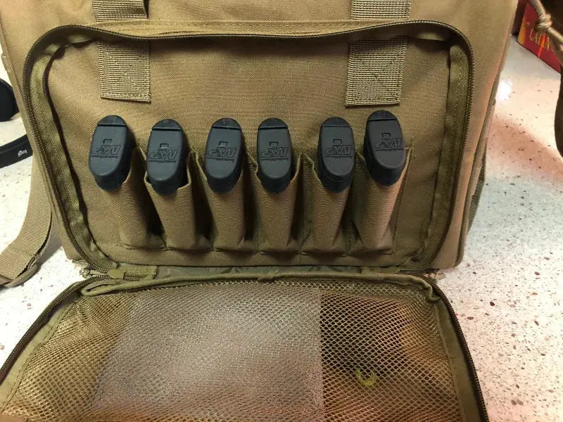 Sac de transport tactique à compartiments pour stand de tir et chasse 