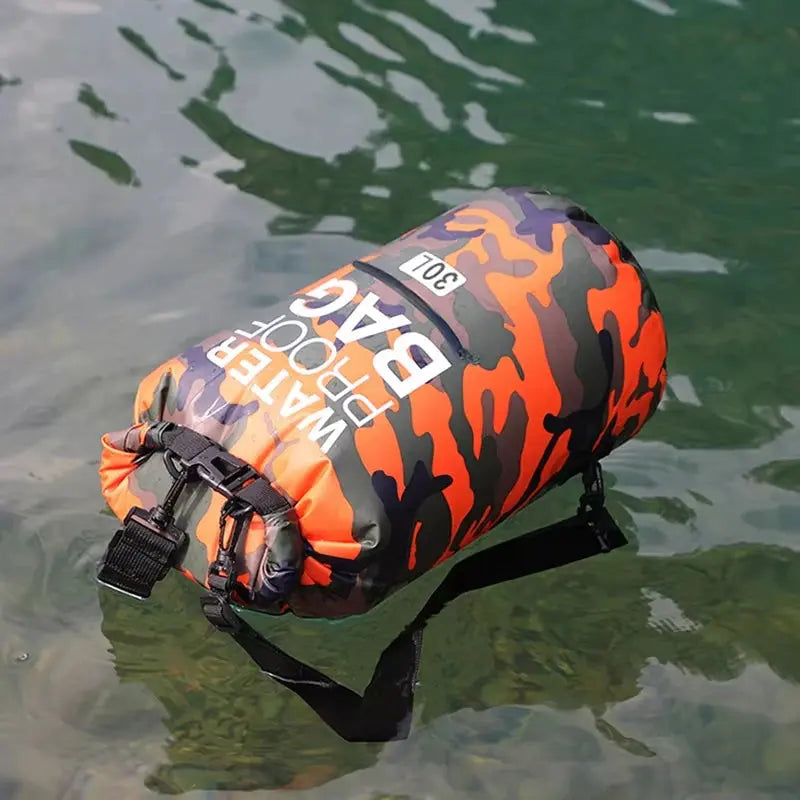 Sac étanche dry bag waterproof multiformat randonnée et kayak Zone Tactique