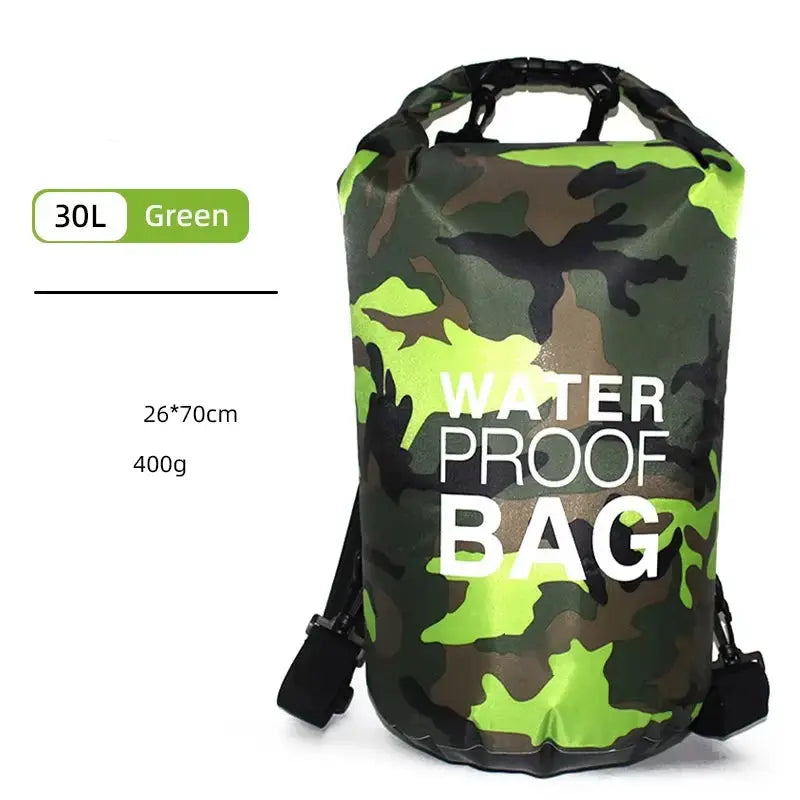Sac étanche dry bag waterproof multiformat randonnée et kayak Zone Tactique