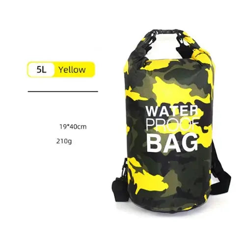 Sac étanche dry bag waterproof multiformat randonnée et kayak Zone Tactique