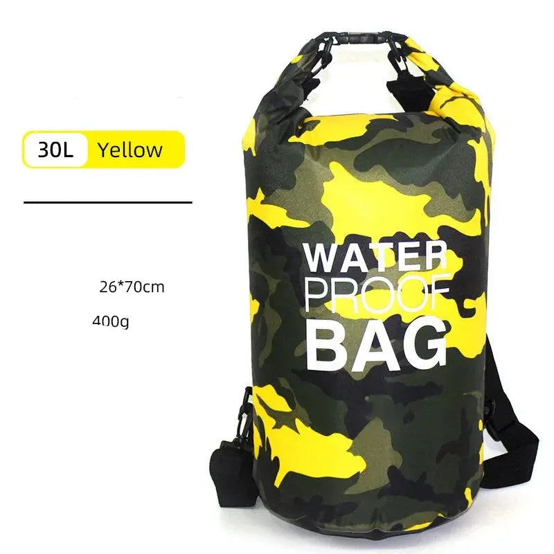 Sac étanche dry bag waterproof multiformat randonnée et kayak Zone Tactique