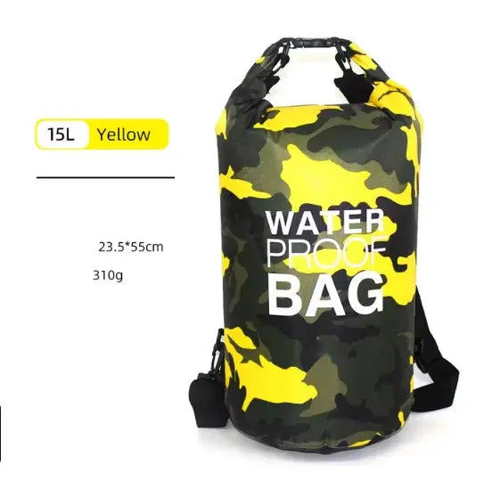 Sac étanche dry bag waterproof multiformat randonnée et kayak Zone Tactique