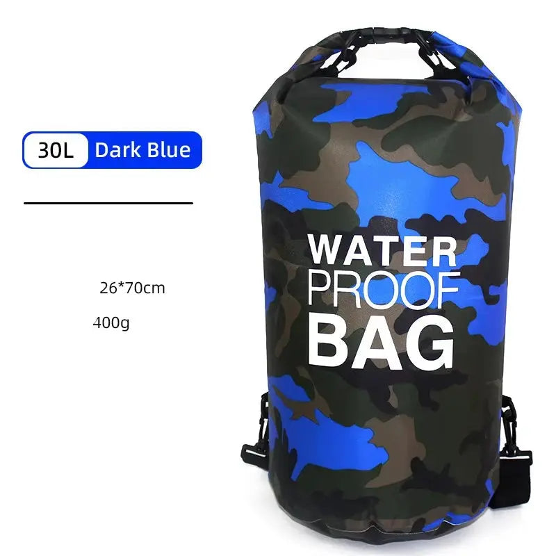 Sac étanche dry bag waterproof multiformat randonnée et kayak Zone Tactique