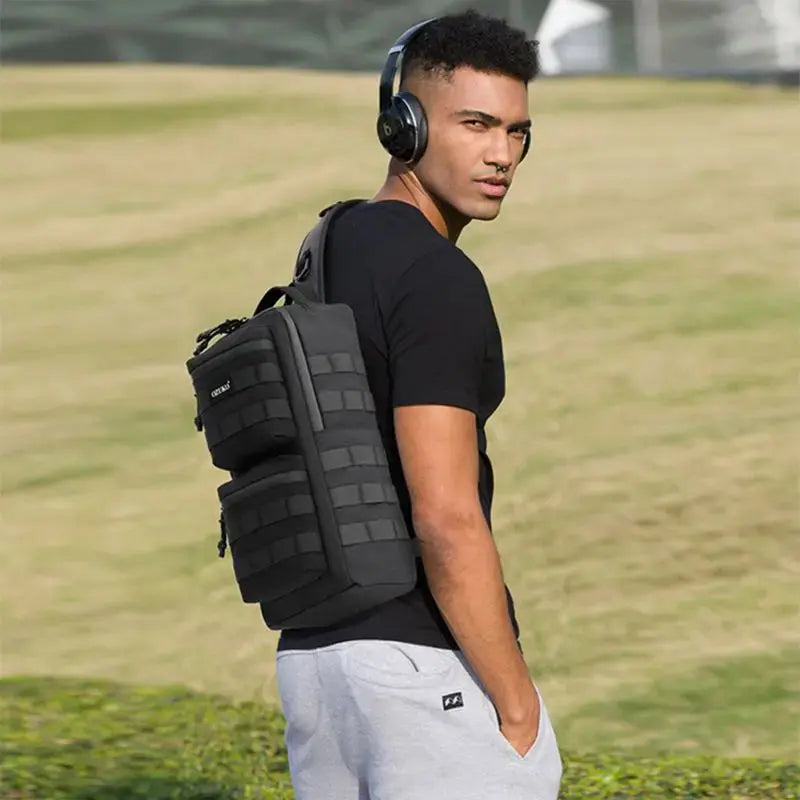 Sac poitrine EDC tactique MOLLE compact design urbain 