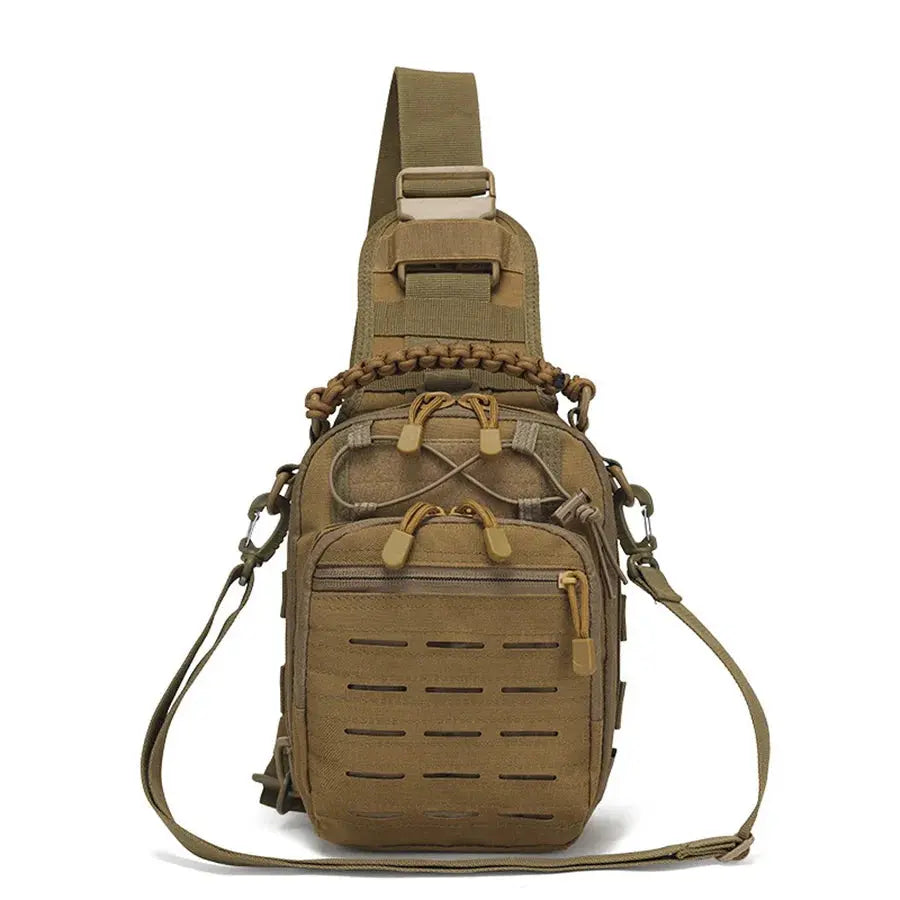 Sac poitrine EDC tactique compact panneau MOLLE laser cut 