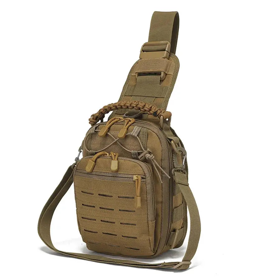 Sac poitrine EDC tactique compact panneau MOLLE laser cut 