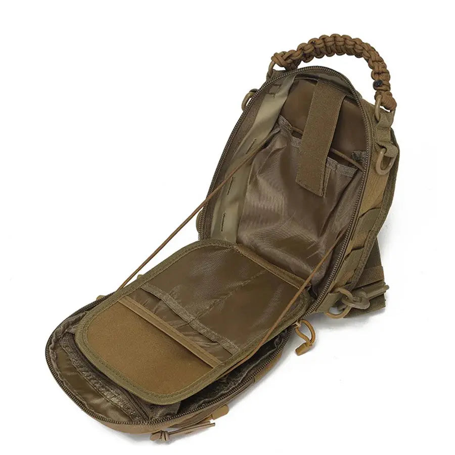Sac poitrine EDC tactique compact panneau MOLLE laser cut 