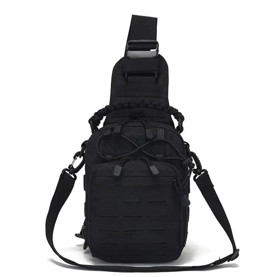 Sac poitrine EDC tactique compact panneau MOLLE laser cut 