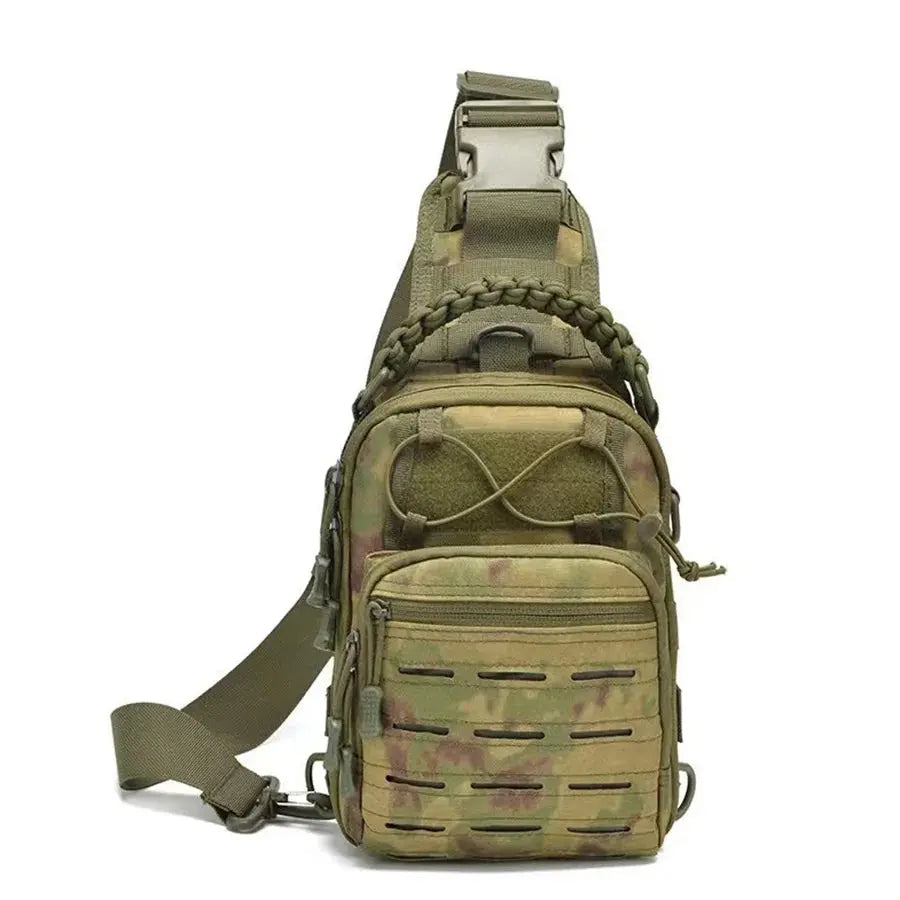 Sac poitrine EDC tactique compact panneau MOLLE laser cut 
