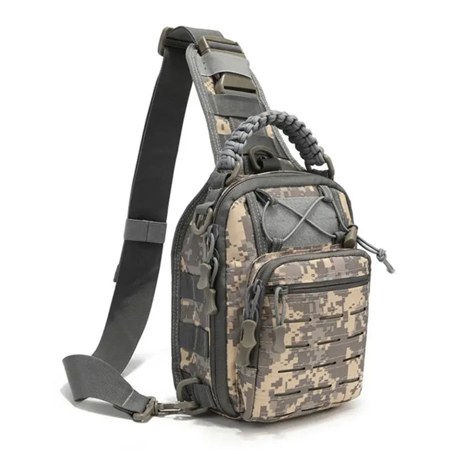 Sac poitrine EDC tactique compact panneau MOLLE laser cut 