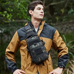 Sac poitrine tactique EDC panneau MOLLE pour port croisé 