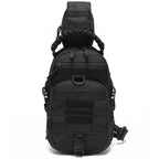 Sac poitrine tactique EDC panneau MOLLE pour port croisé 