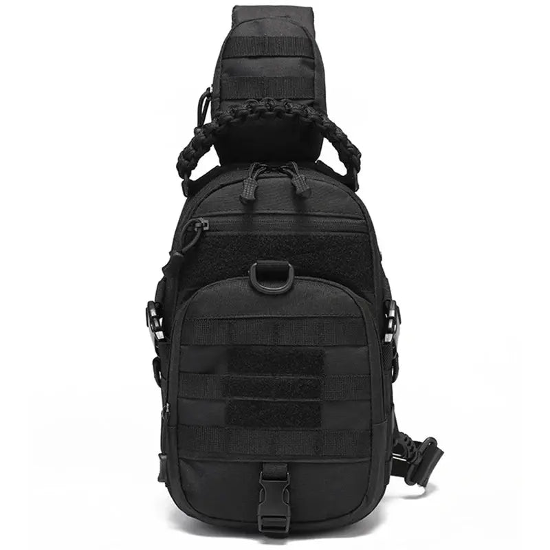 Sac poitrine tactique EDC panneau MOLLE pour port croisé 