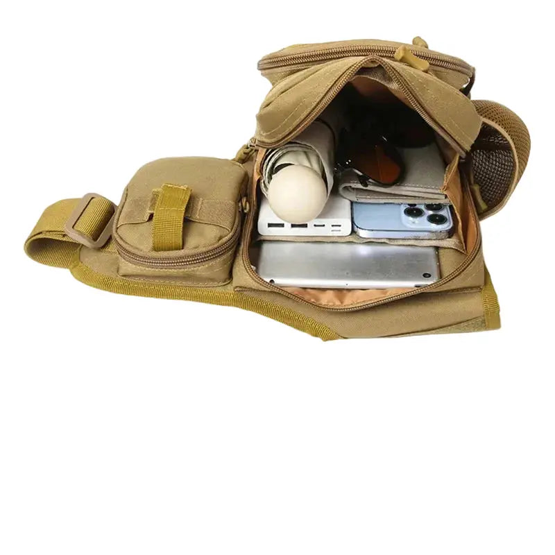 Sac poitrine tactique MOLLE porte équipement et EDC 