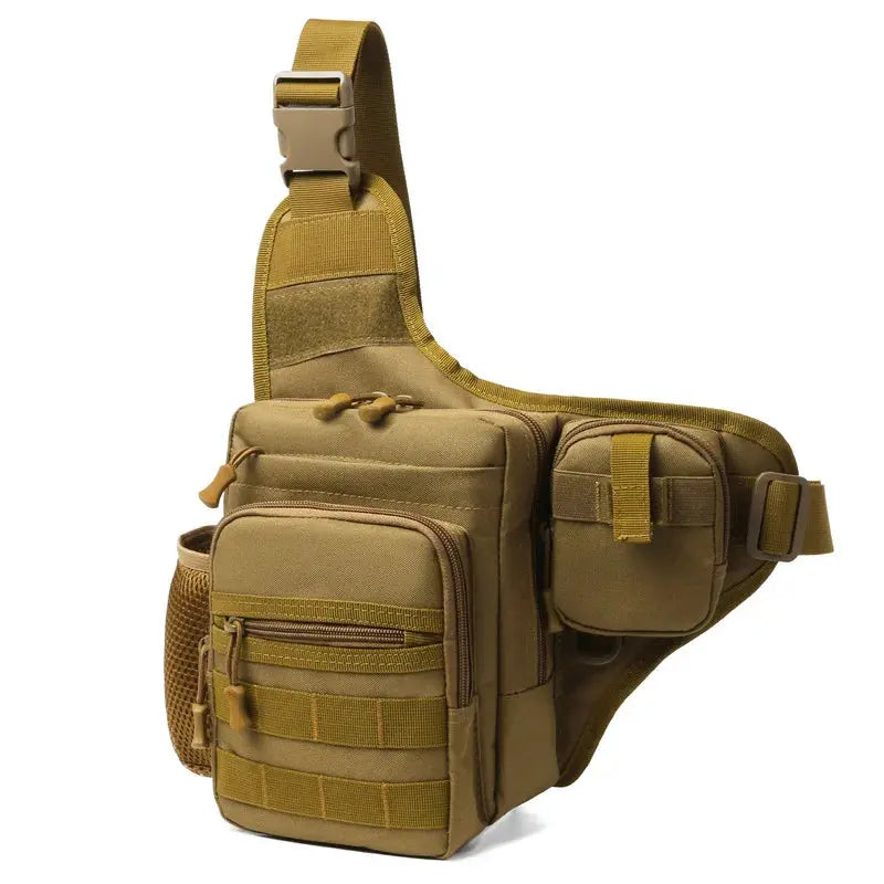 Sac poitrine tactique MOLLE porte équipement et EDC 