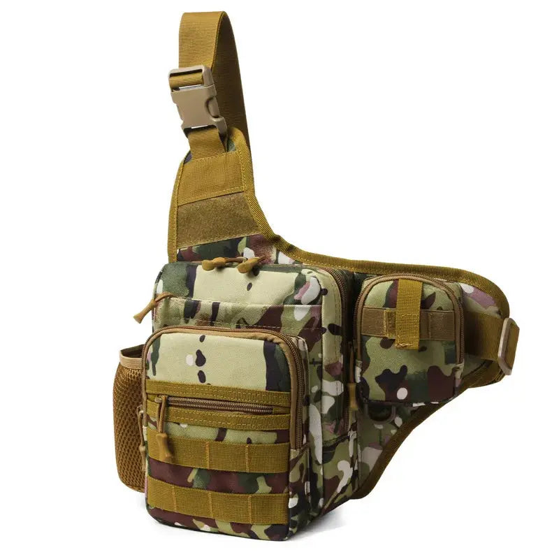 Sac poitrine tactique MOLLE porte équipement et EDC 