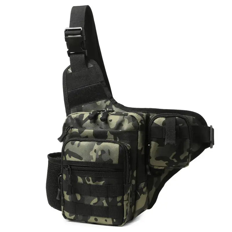 Sac poitrine tactique MOLLE porte équipement et EDC 