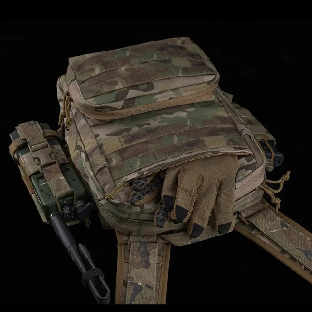 Sac tactique assault pack backpanel compatible gilet et chest rig 