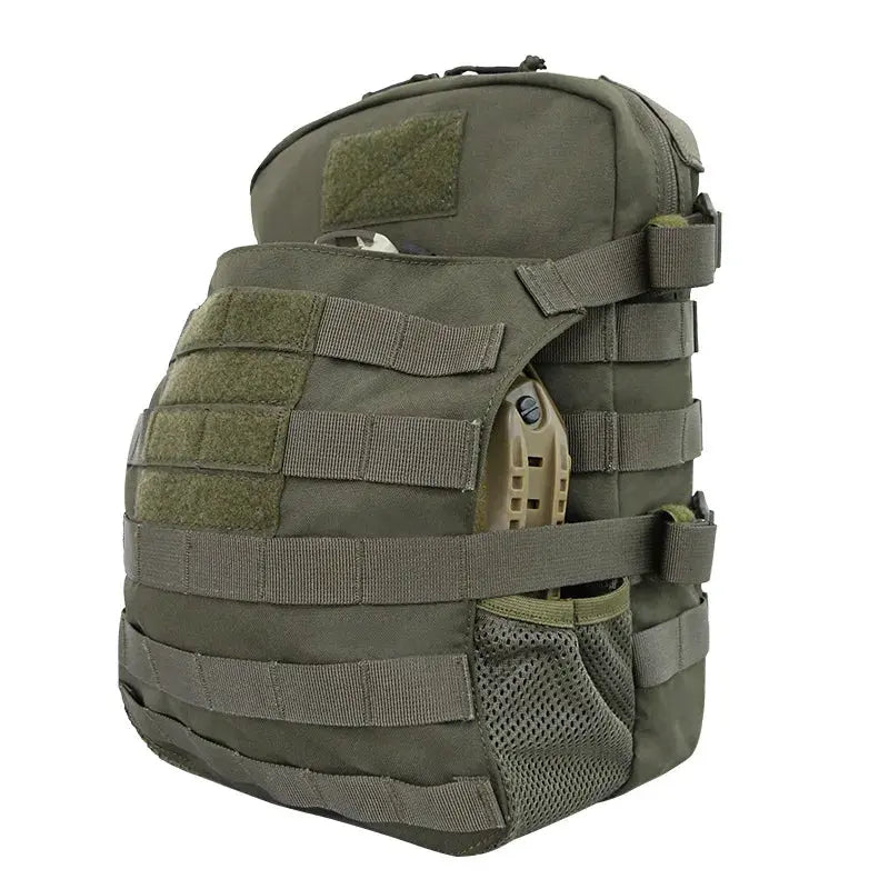 Sac tactique type backpanel avec porte casque panneau MOLLE renforcé Zone Tactique