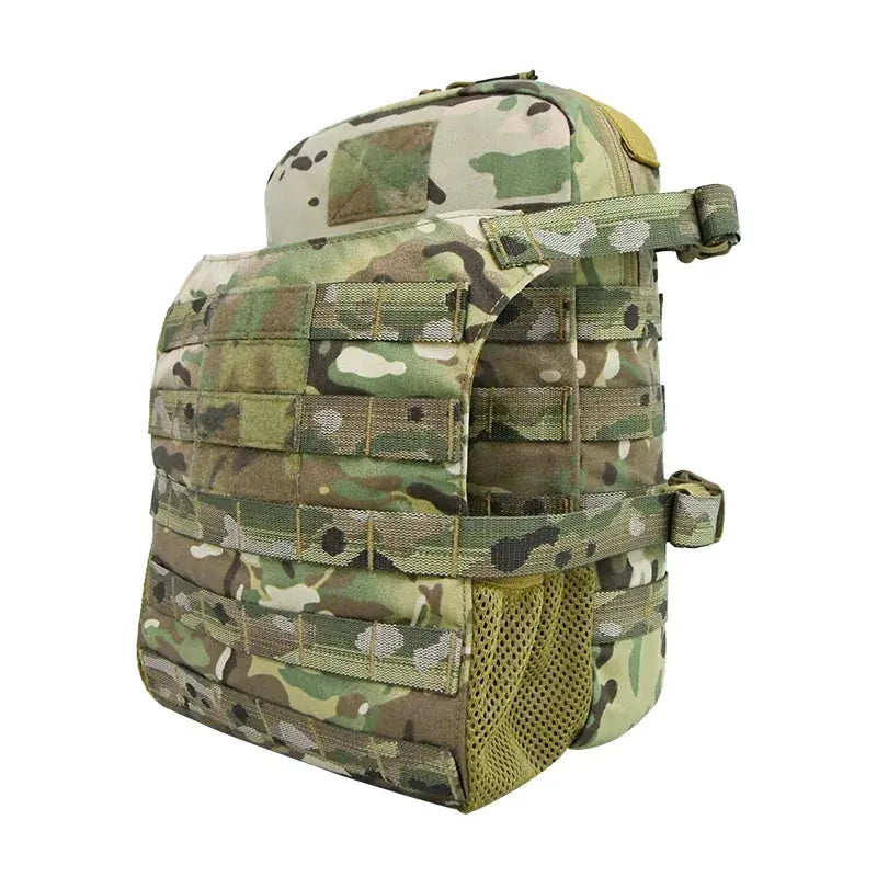 Sac tactique type backpanel avec porte casque panneau MOLLE renforcé Zone Tactique